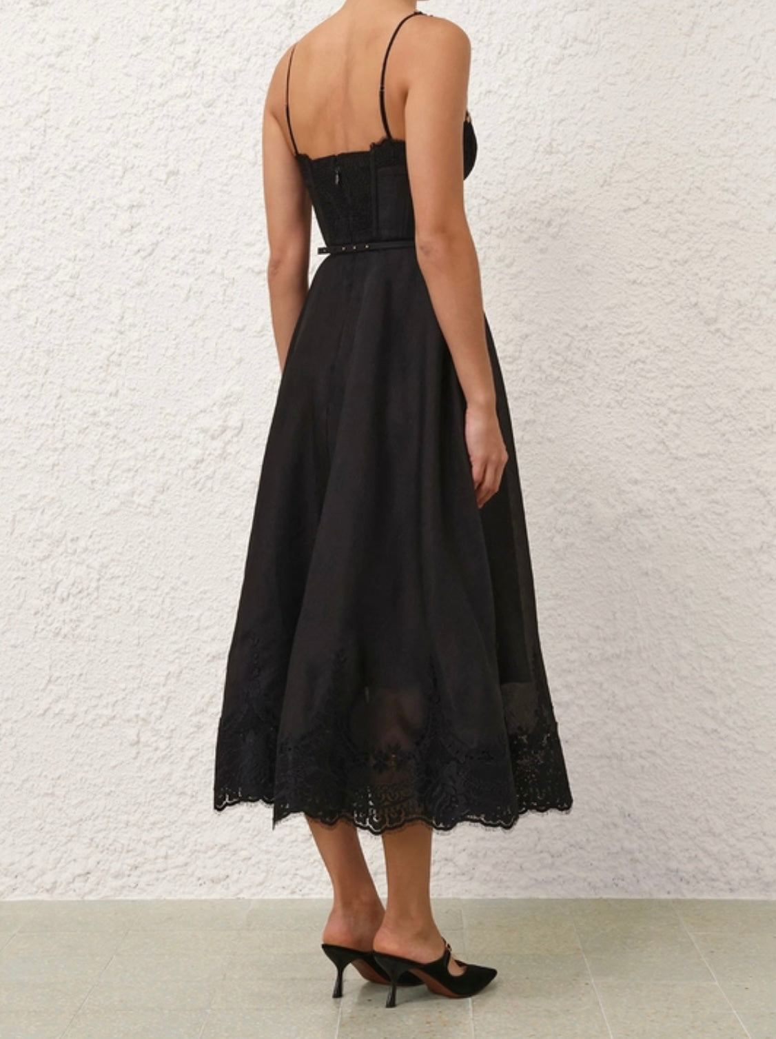 Zimmermann Hypnotic Lace Trim Gown size 1