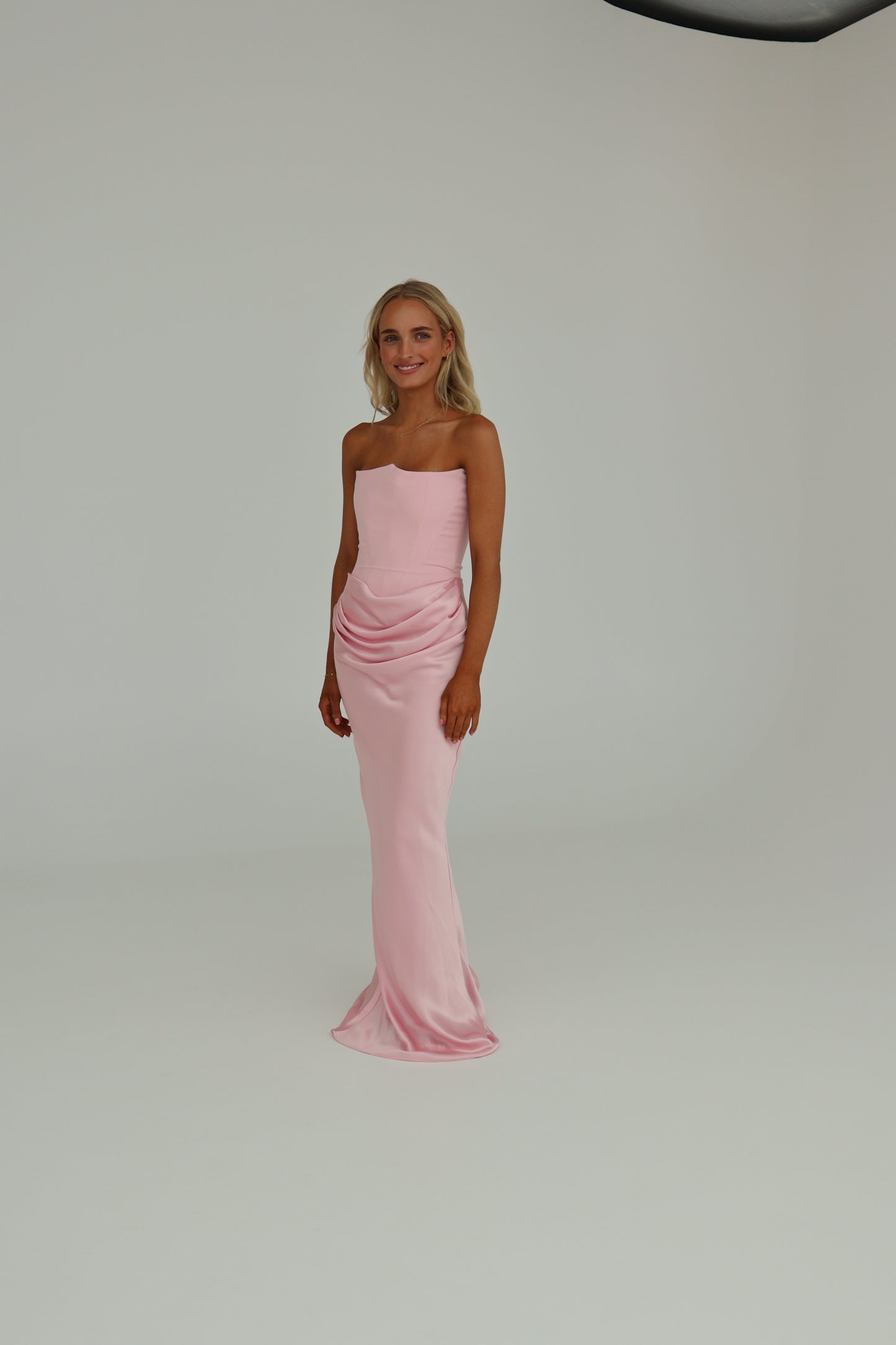 House of CB Persephone Rose Shadow Strapless Corset Dress