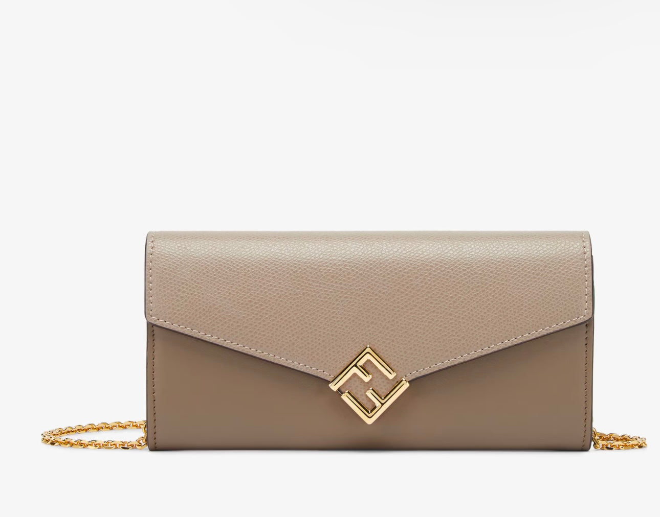 Fendi FF Diamonds Continental Chain Wallet