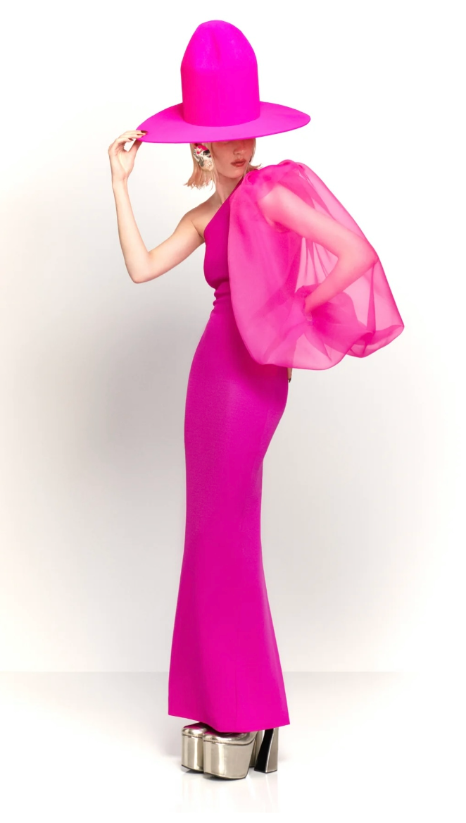 hudson maxi dress Solace London The Hudson Maxi Dress in Pink – ABC Dress Hire