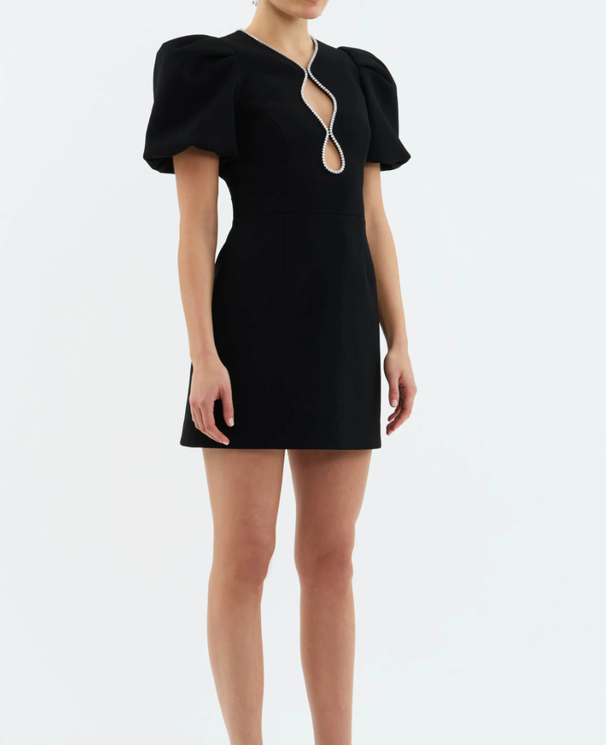 Rebecca Vallance Estella Puff Sleeve Mini Dress