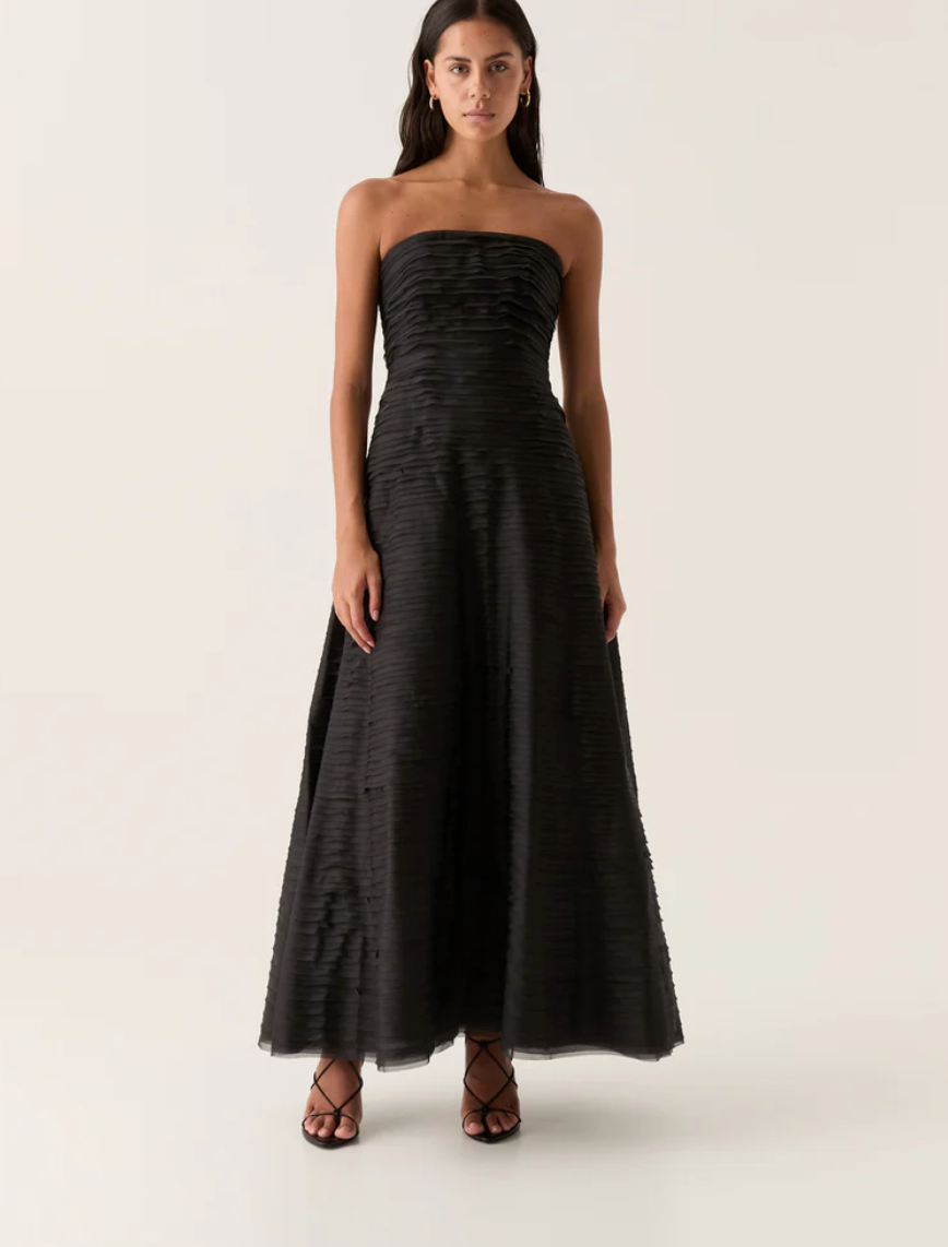 AJE Soundscape Maxi Dress black