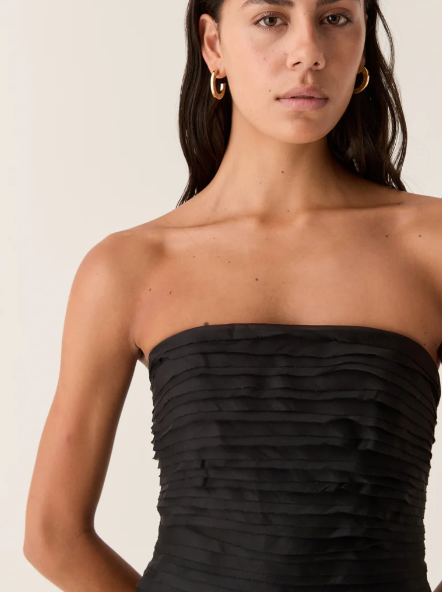 AJE Soundscape Maxi Dress black