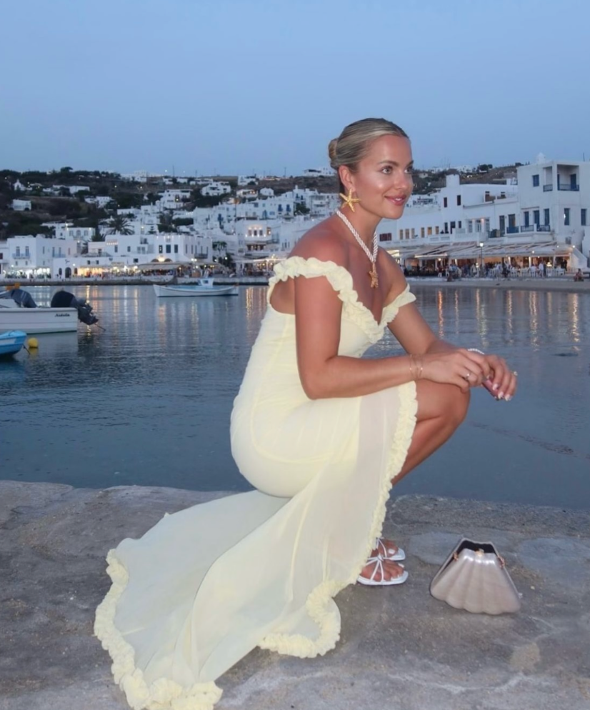 Majorelle chandra gown