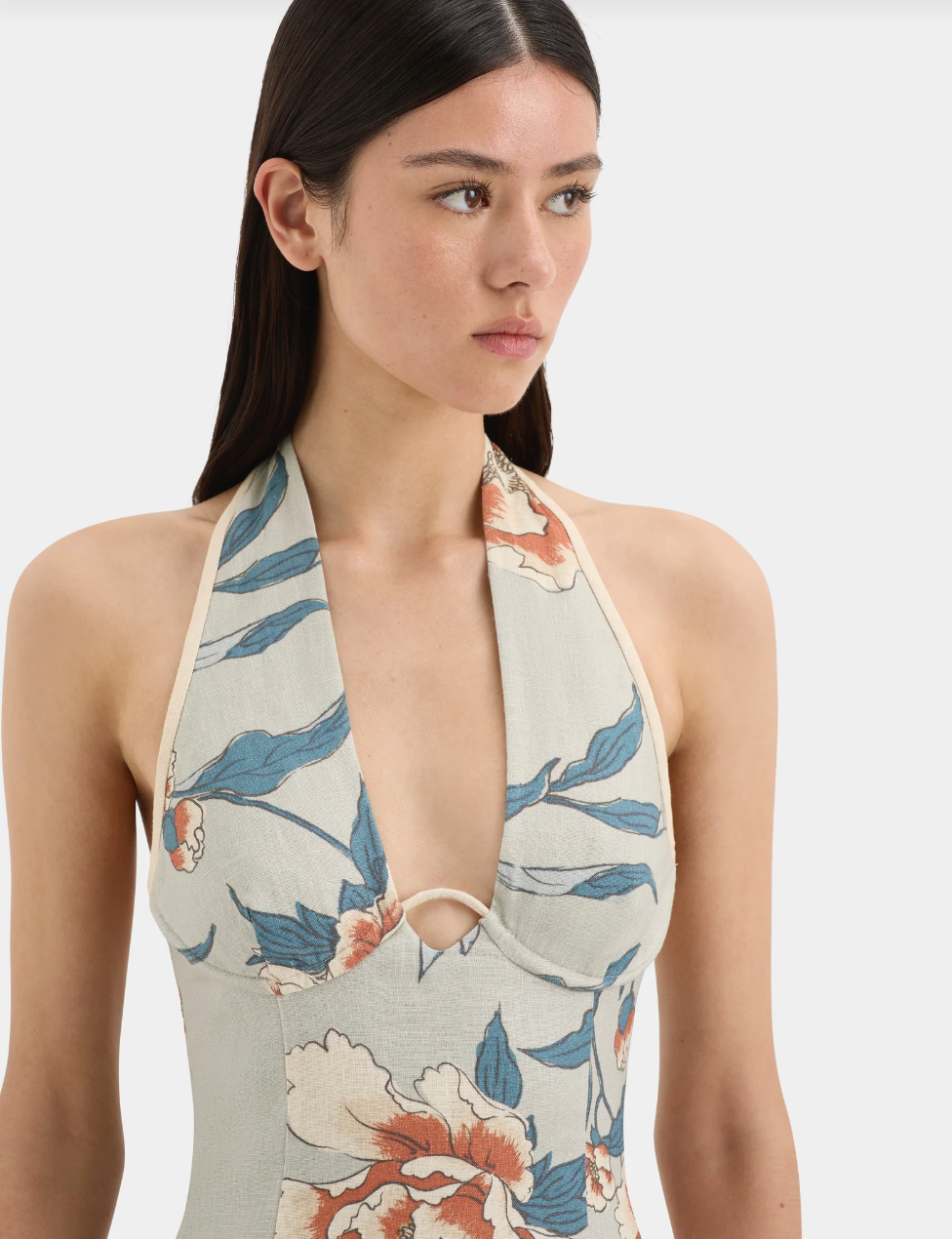 Sir The Label Roisin Halter Midi Dress