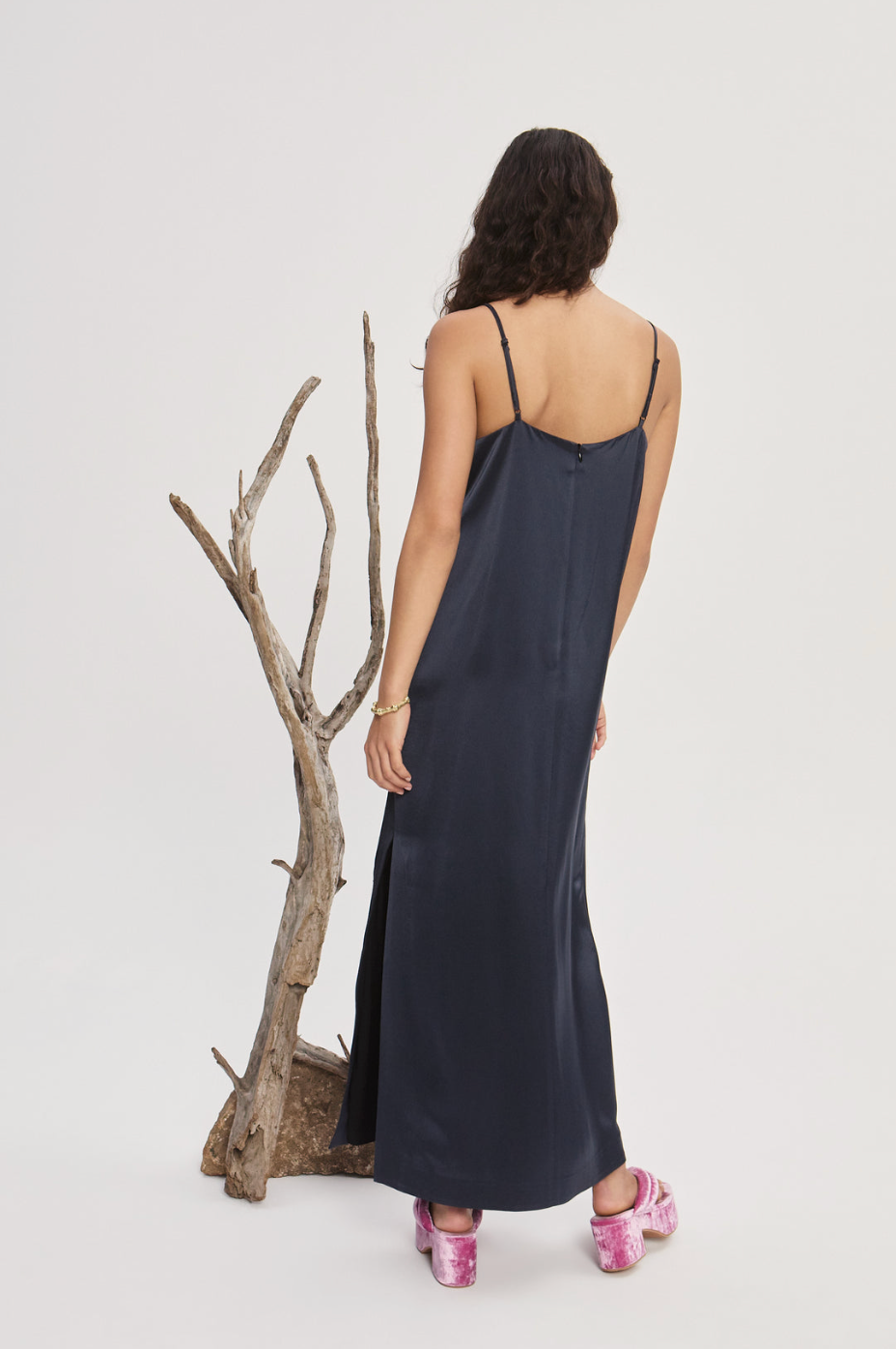 Alemais Fontaine Slip Midi Dress