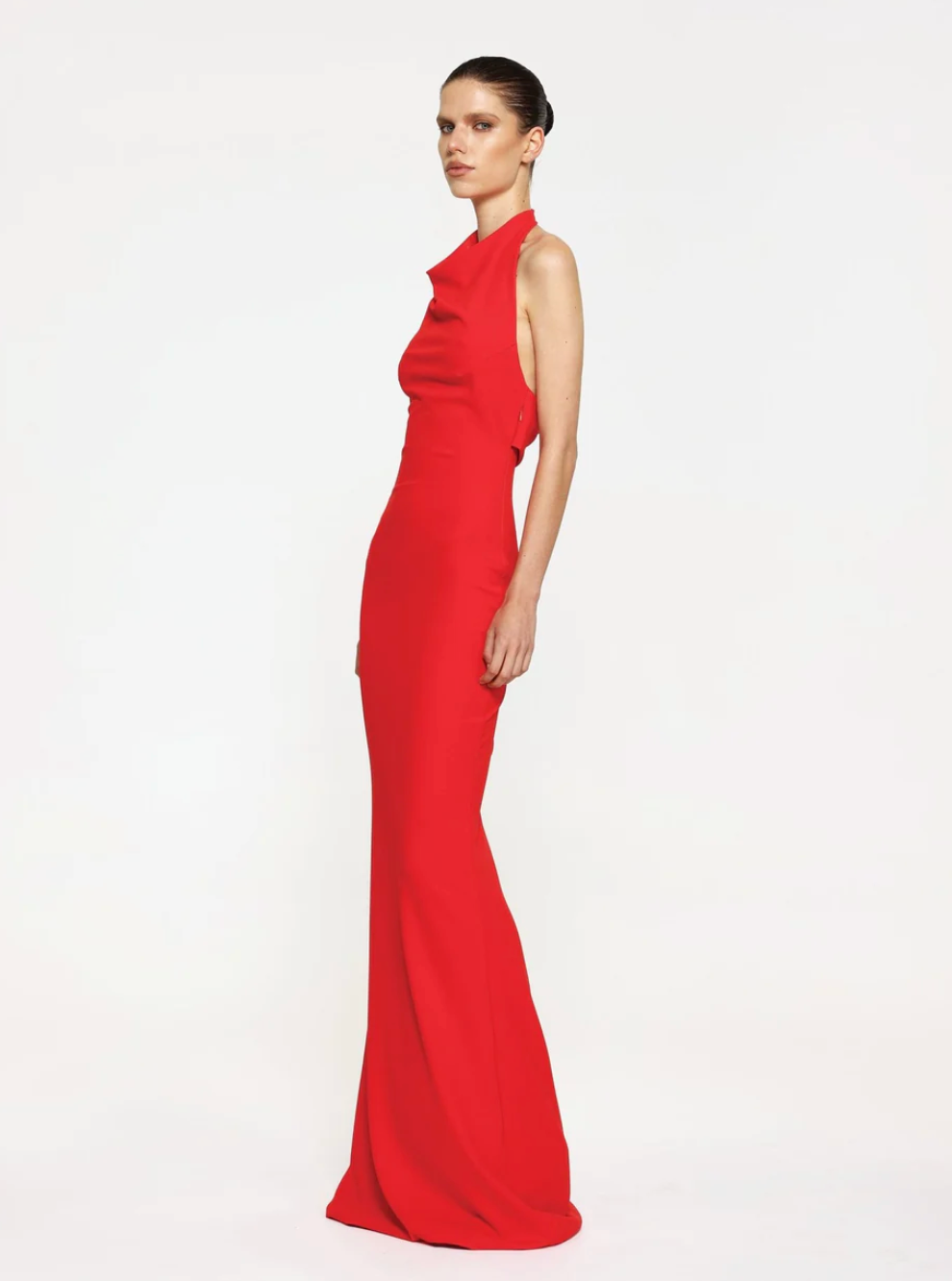 Effie Kats Sydney Gown - Cherry red