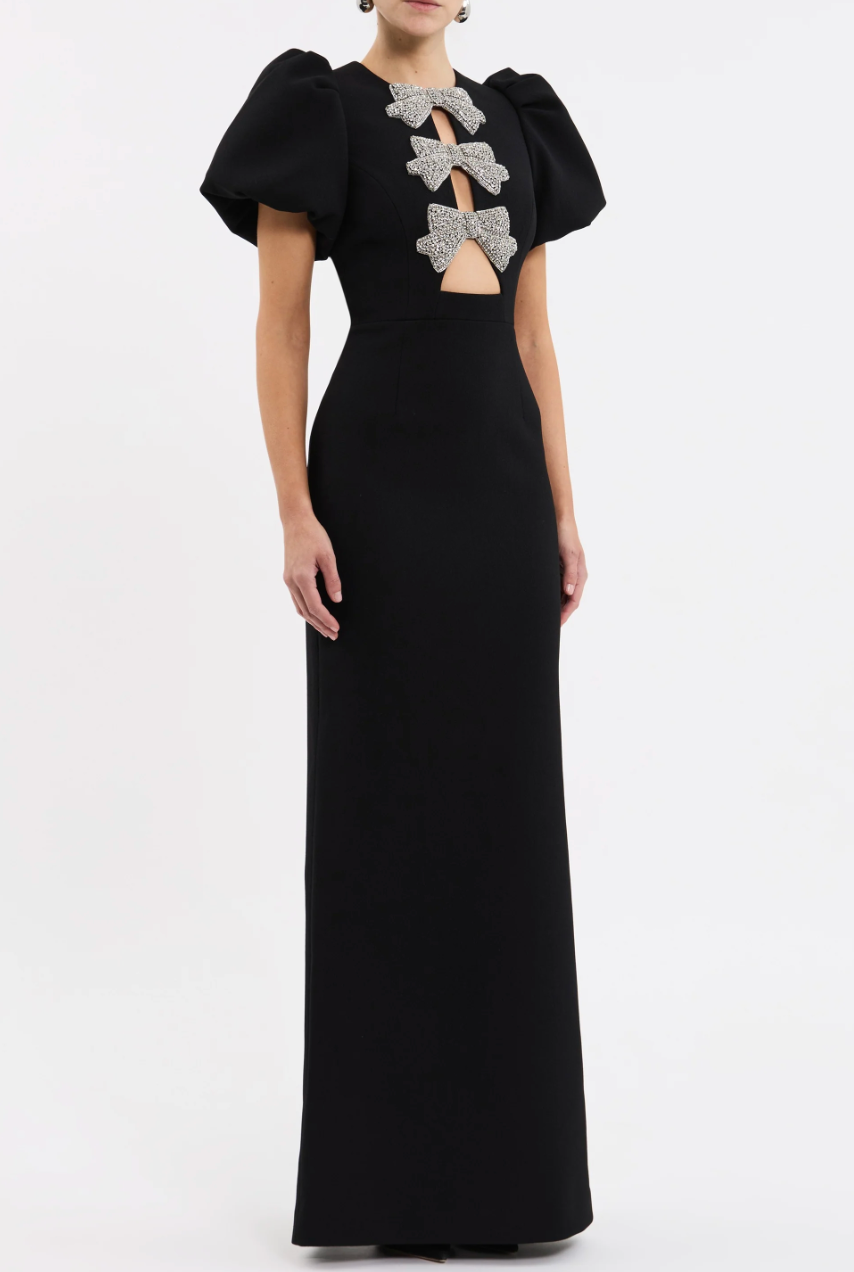 Rebecca Vallance Violetta Puff sleeve gown