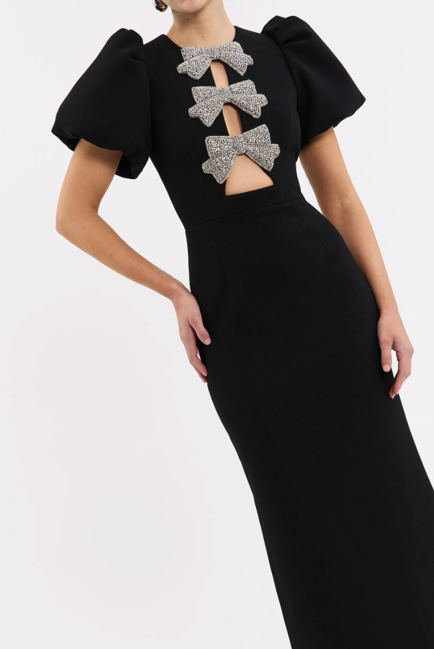 Rebecca Vallance Violetta Puff sleeve gown