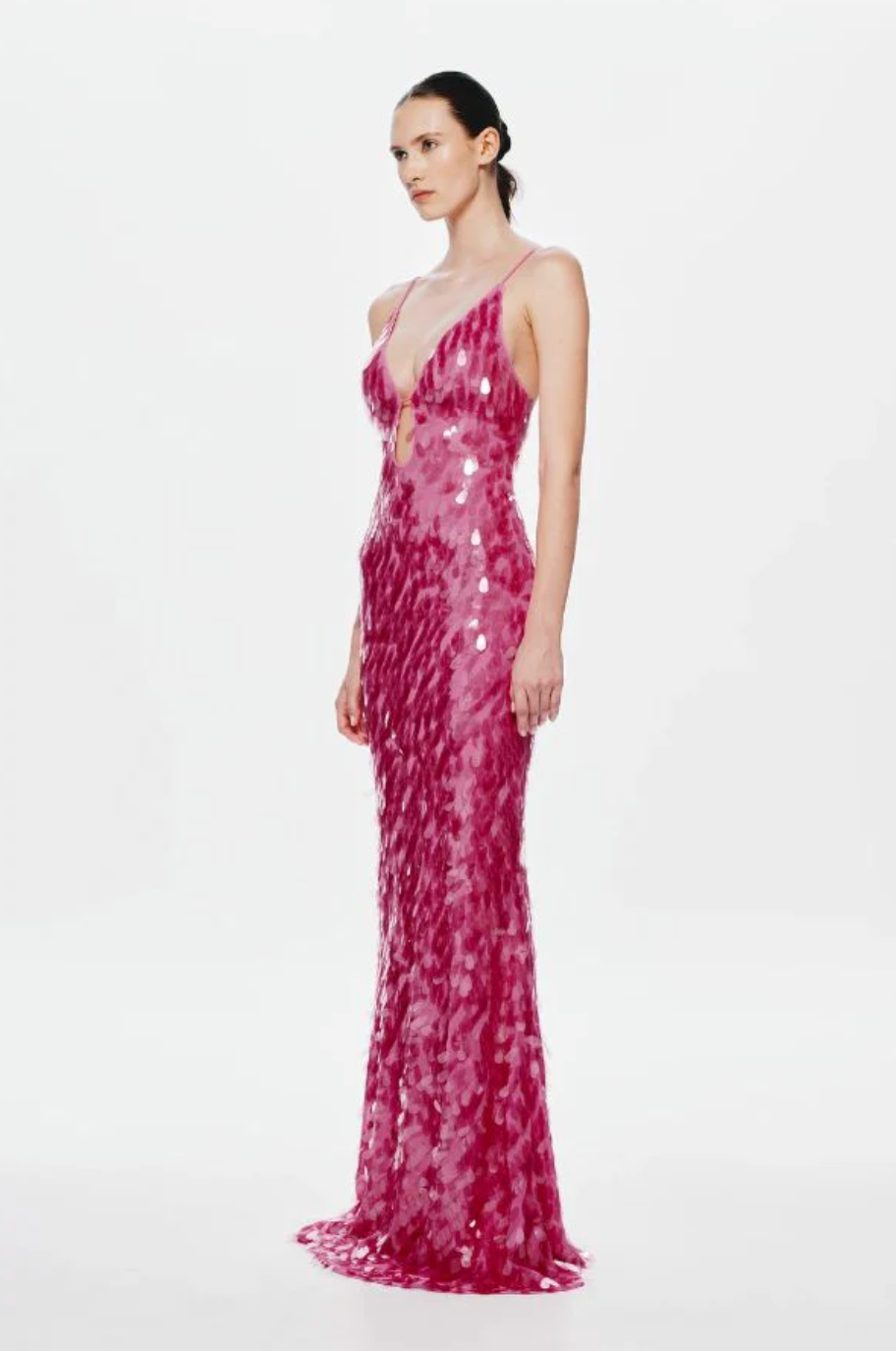 Misha The 'Sapphire' Sequin Dress Fuchsia