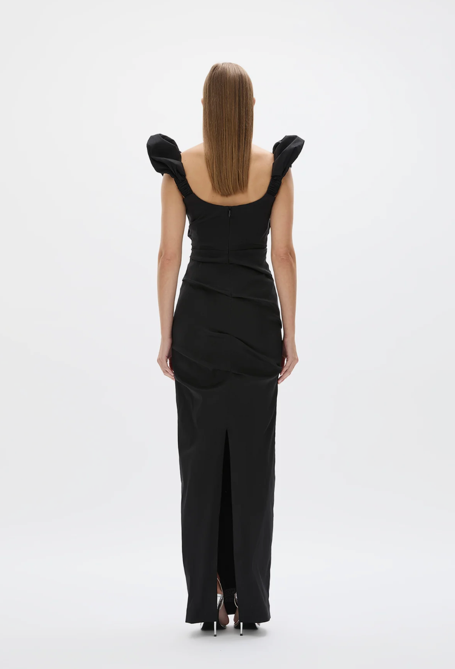 Rachel Gilbert Kalina Gown Black size 3