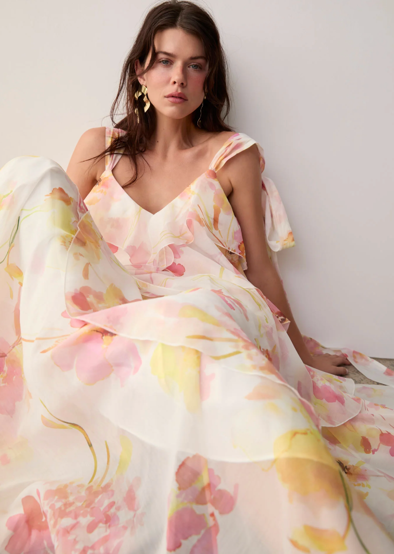 Aje Gracie Maxi Dress Wildflowers