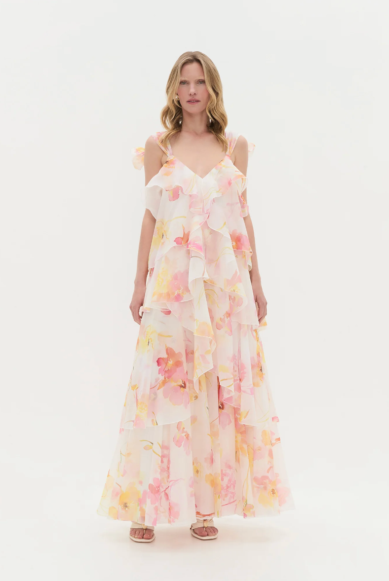 Aje Gracie Maxi Dress Wildflowers