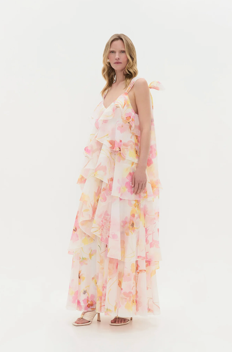 Aje Gracie Maxi Dress Wildflowers