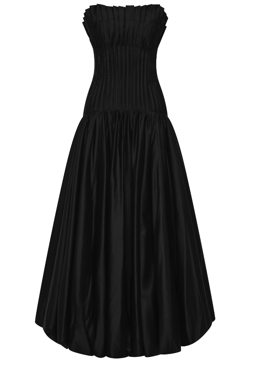 Aje Ivy Bubble Hem Gown