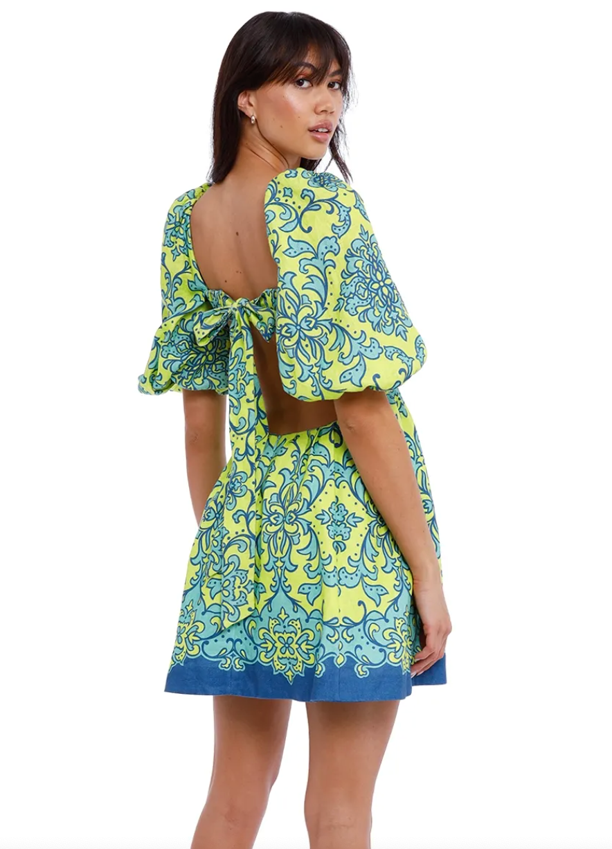 Zimmermann Nina cutout mini dress size 1
