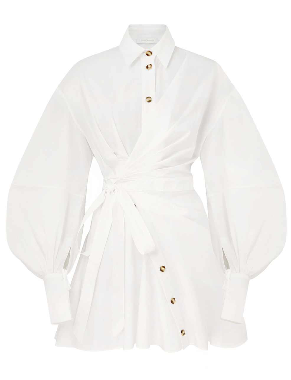 Zimmermann Rebellion Poplin Mini Dress