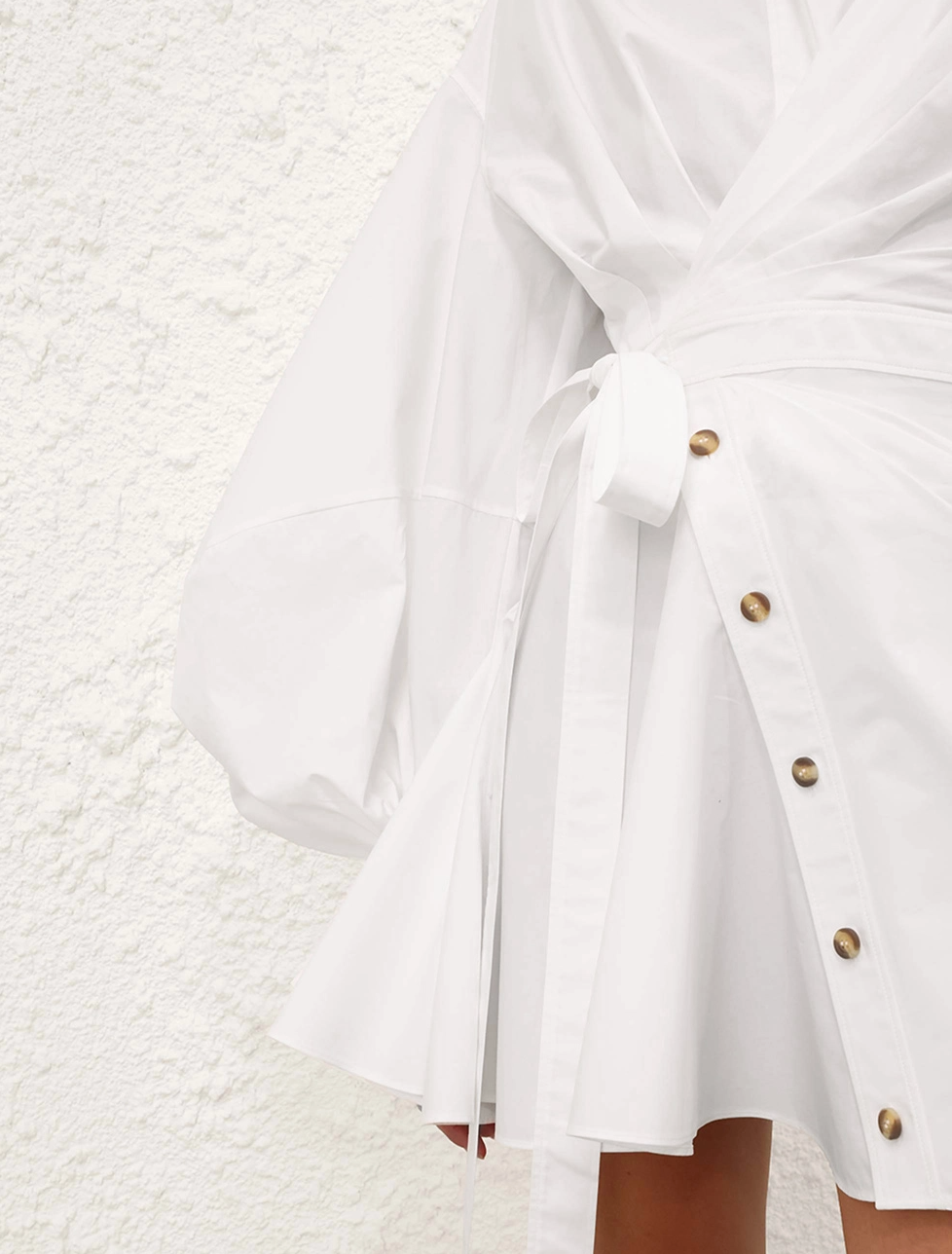 Zimmermann Rebellion Poplin Mini Dress