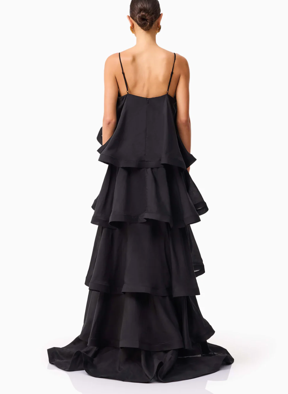 Elliatt tilly 5 tiered maxi black