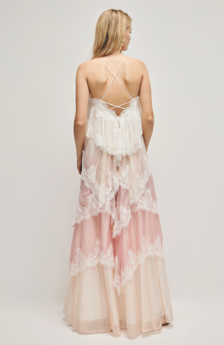 Aje Ophelia lace maxi dress