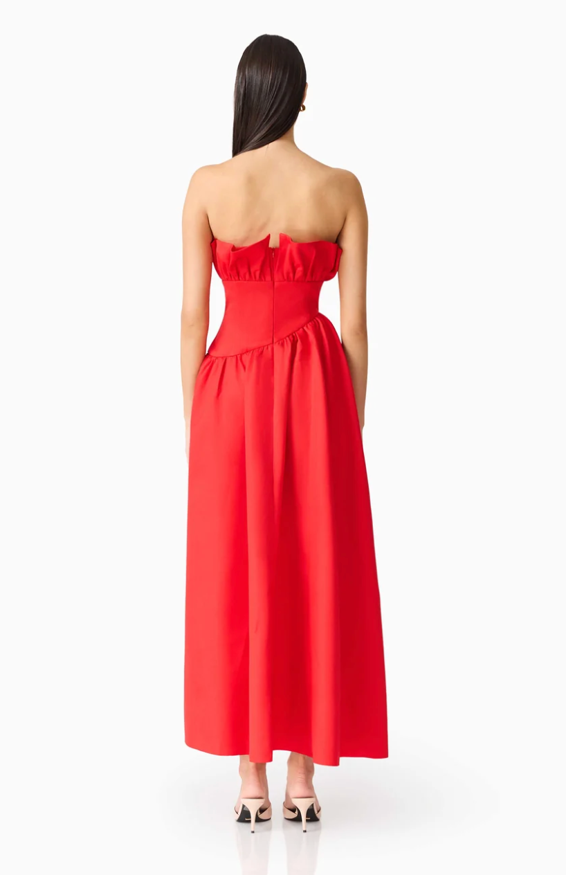 Elliatt Laurel Sleeveless Maxi Dress In Red