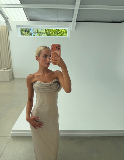 Albina Dyla Celeste Gown
