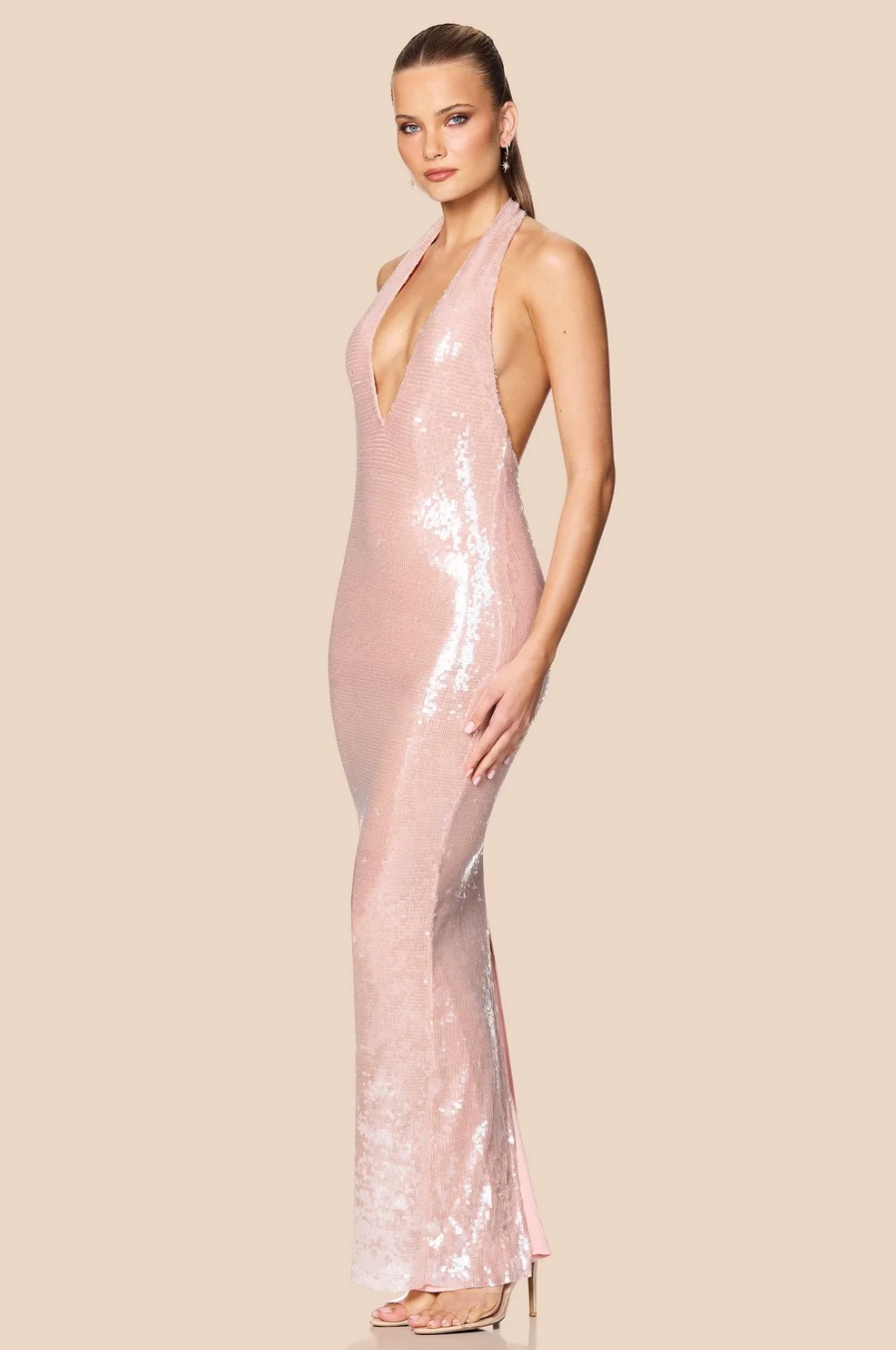Nookie Siren Gown In Pink