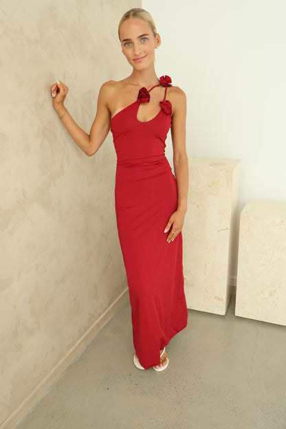Maygel Coronel Celosia Dress - Wine