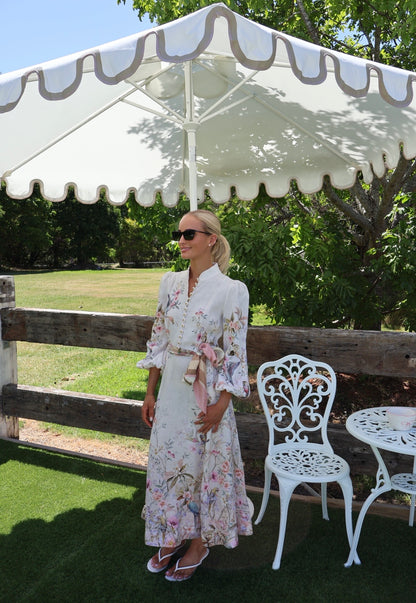 Zimmermann REBELLION BUTTON MIDI DRESS