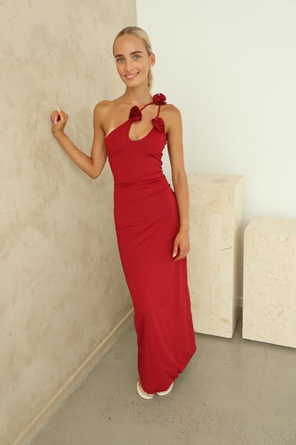 Maygel Coronel Celosia Dress - Wine