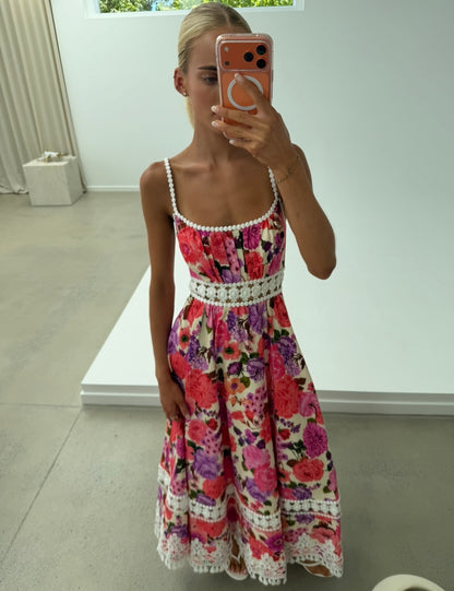 Zimmermann stardust fit and flare dress