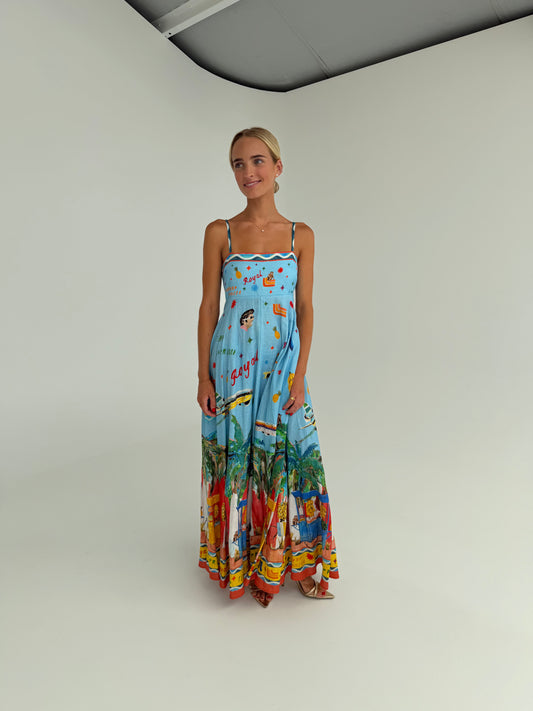 Alemais All Aboard Sundress