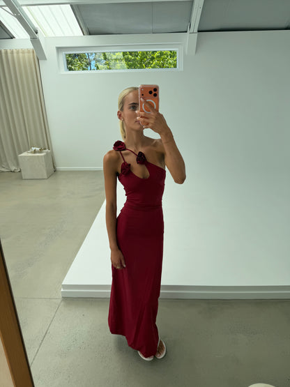 Maygel Coronel Celosia Dress - Wine