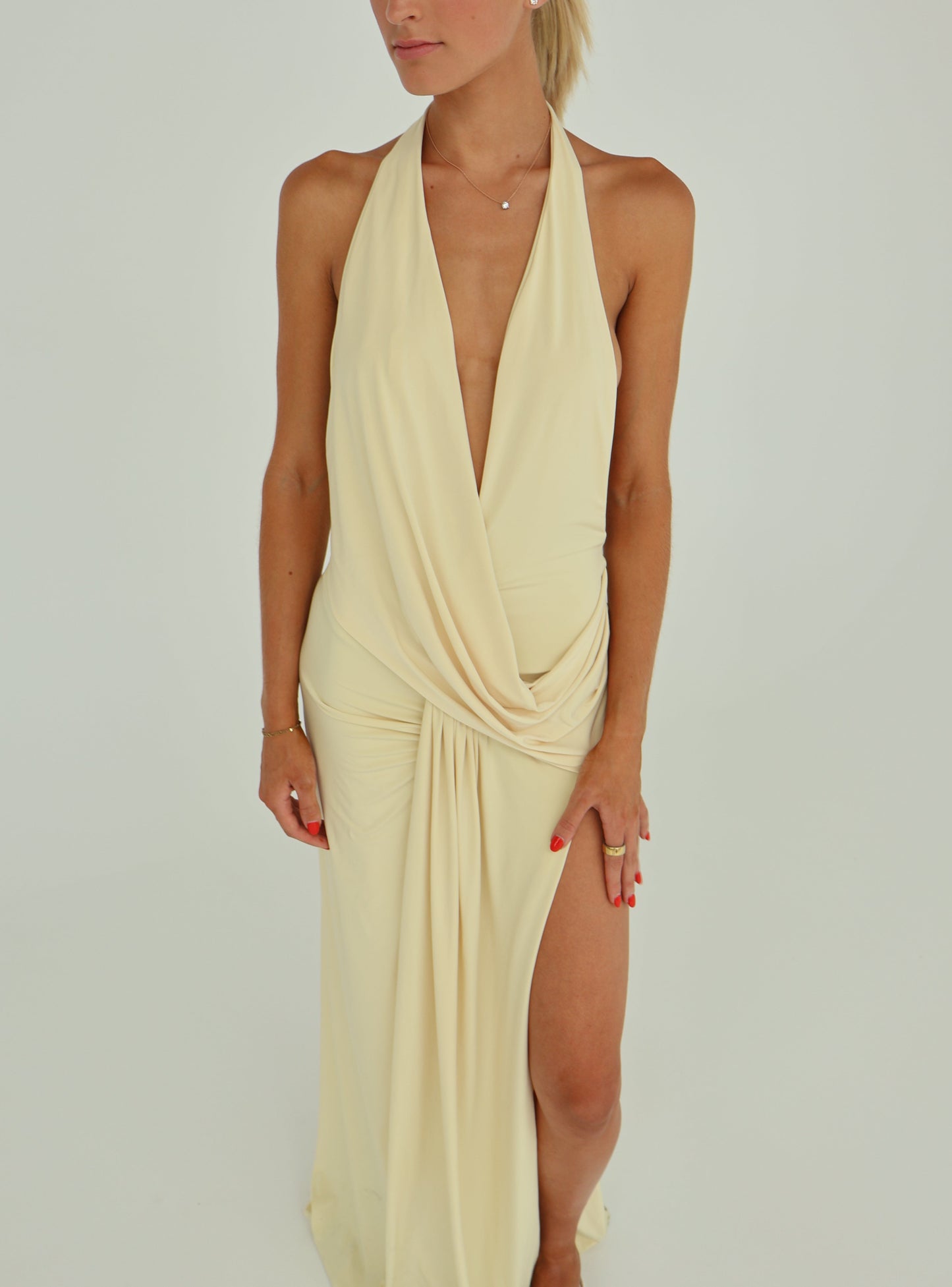 Natalie Rolt Winona Gown Butter yellow