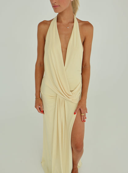 Natalie Rolt Winona Gown Butter yellow