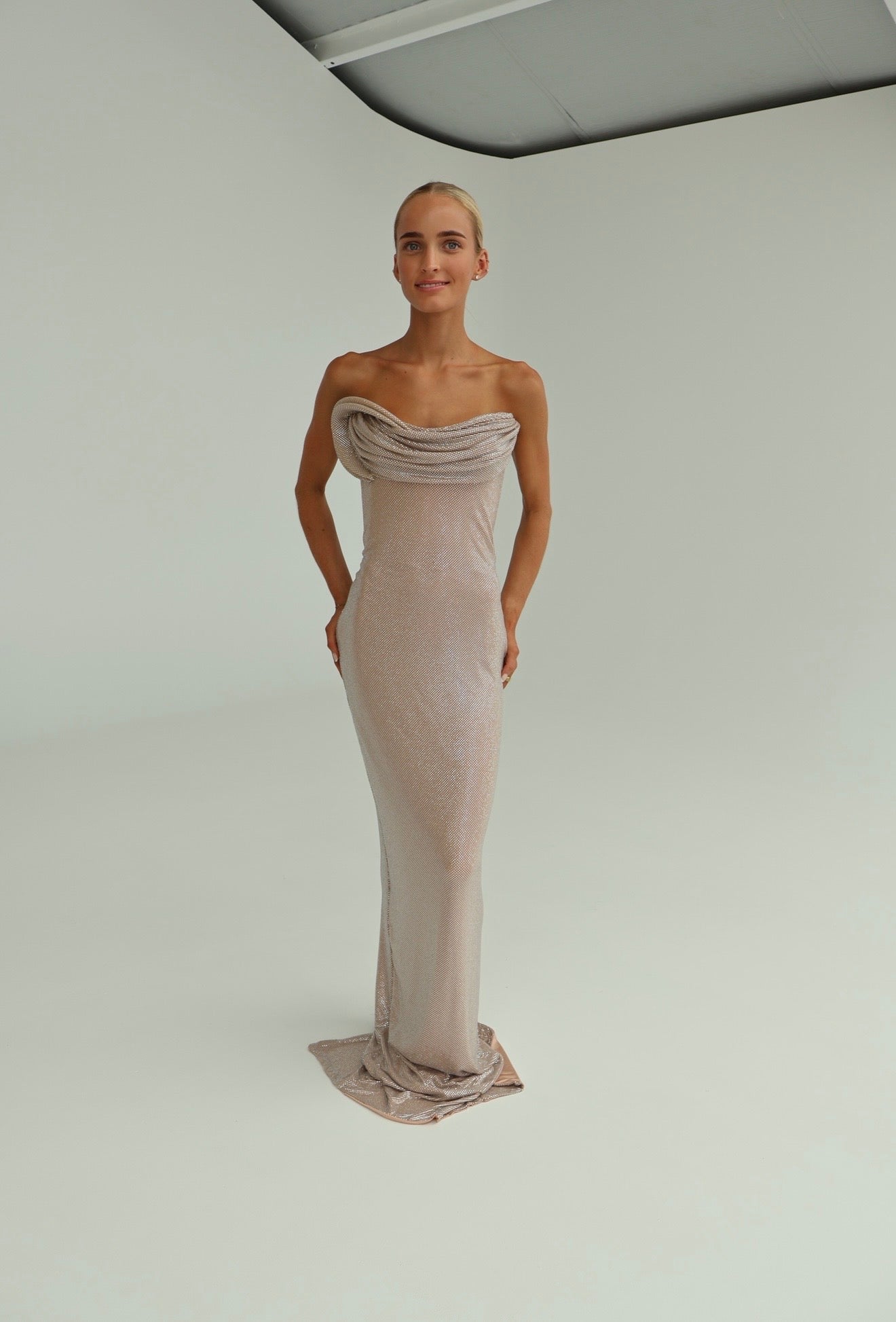 Albina Dyla Celeste Gown