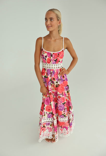 Zimmermann stardust fit and flare dress