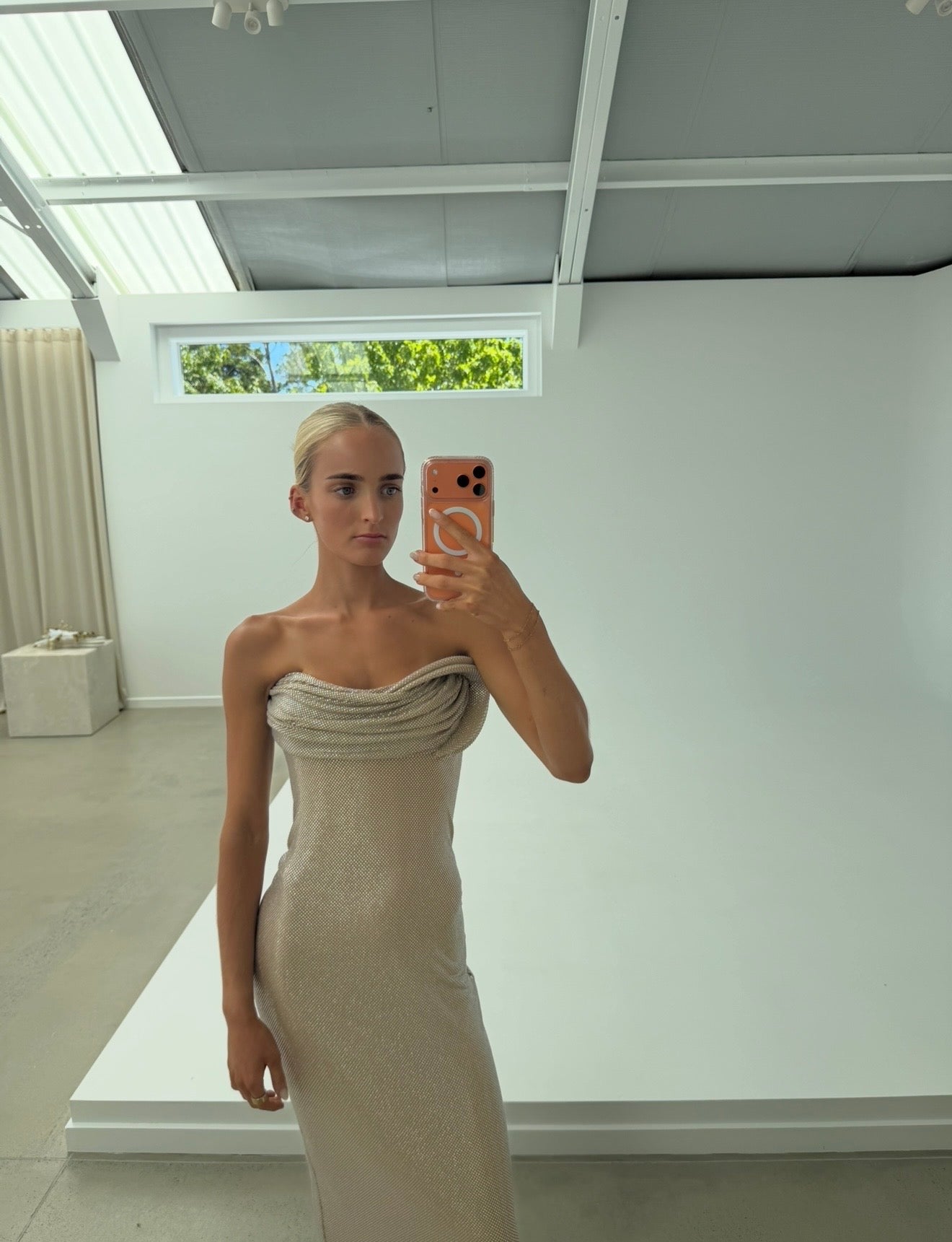 Albina Dyla Celeste Gown