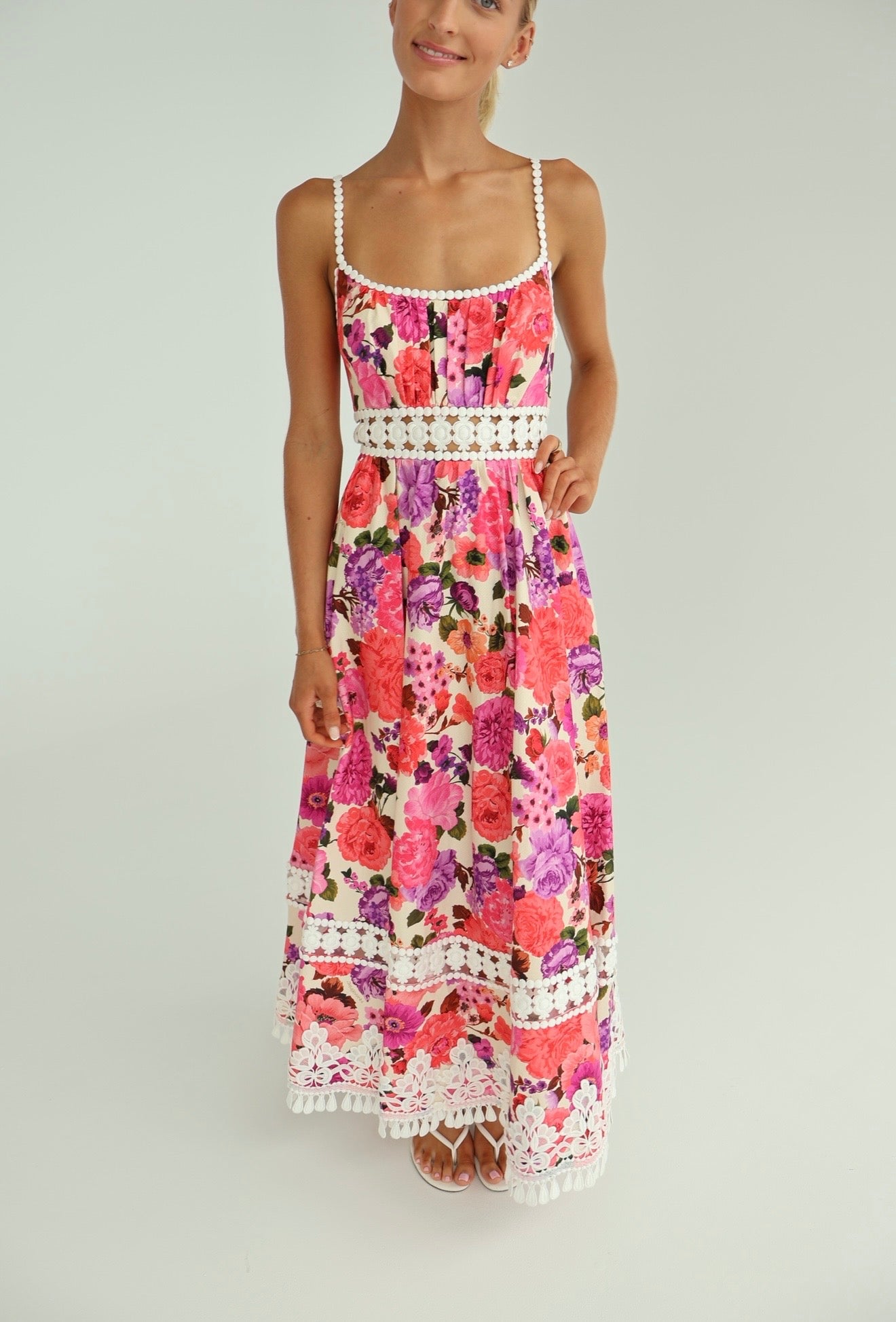 Zimmermann stardust fit and flare dress
