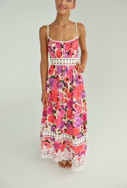 Zimmermann stardust fit and flare dress