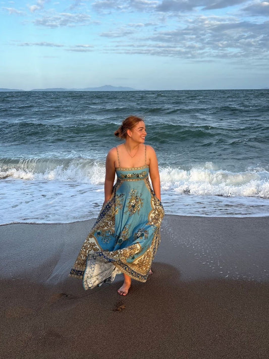 Alèmais x La. Sirena Cassie Exclusive Sundress