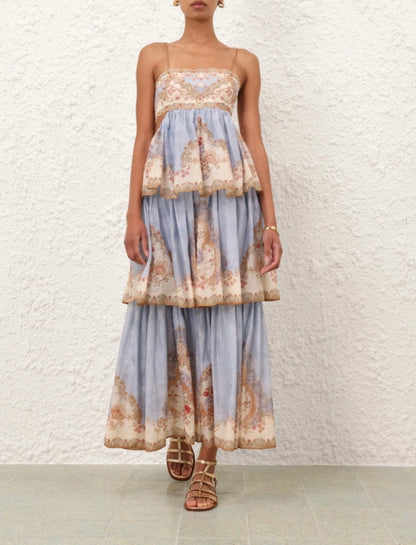 Zimmermann daylight tiered maxi dress