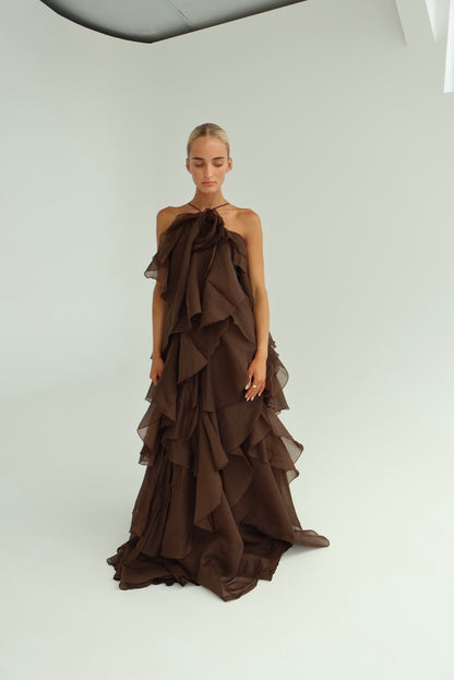 Aje Pandorea Layered Maxi Dress