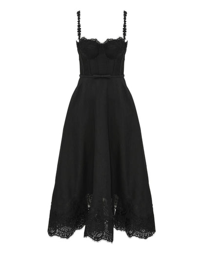 Zimmermann Hypnotic Lace Trim Gown size 1