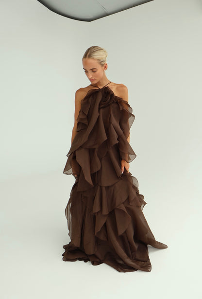 Aje Pandorea Layered Maxi Dress