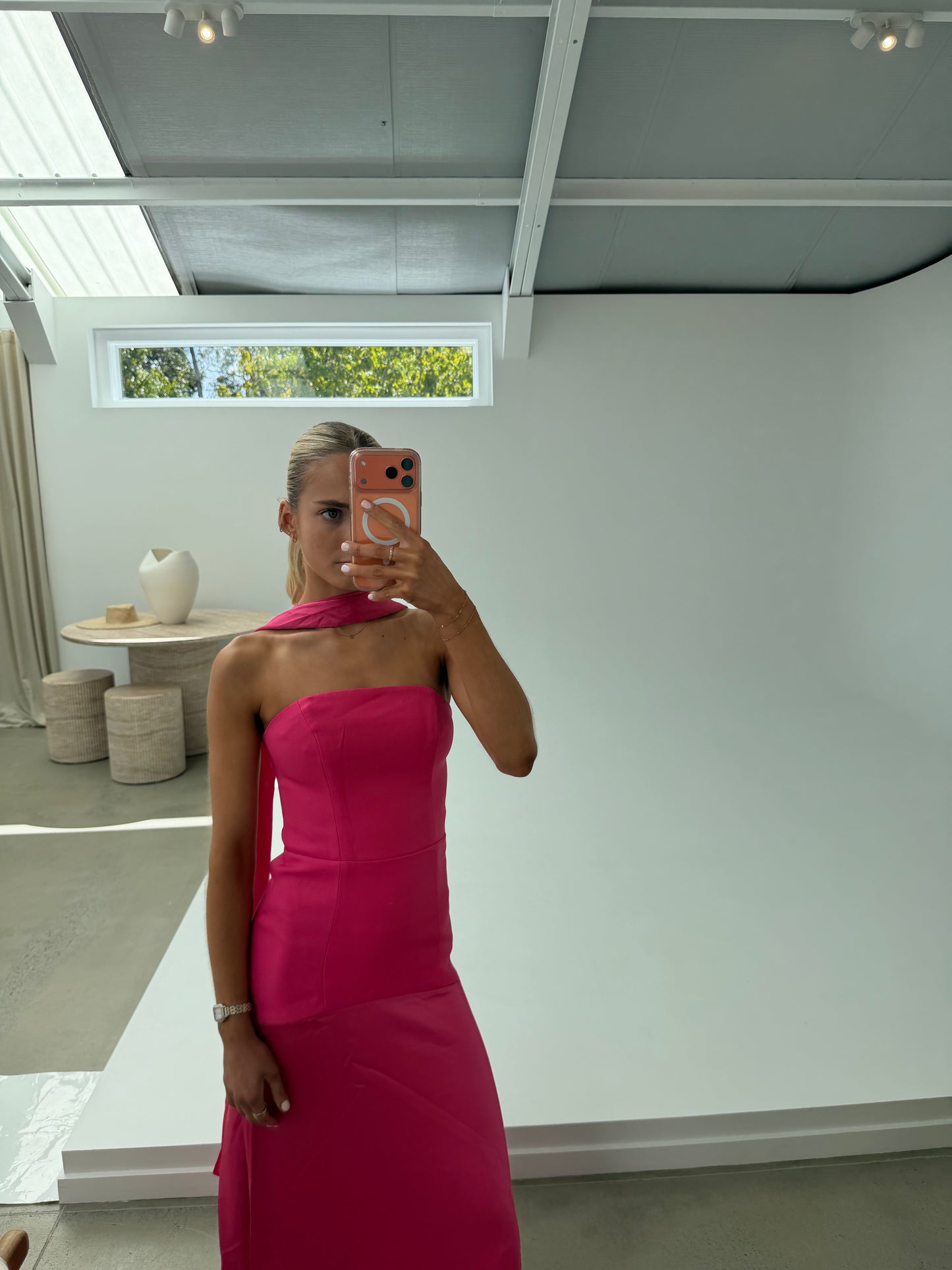 Elliatt Noralyn Strapless Gown in Pink