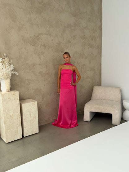 Elliatt Noralyn Strapless Gown in Pink