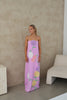 Elliatt Buttercup Embroidered Maxi Dress in Purple