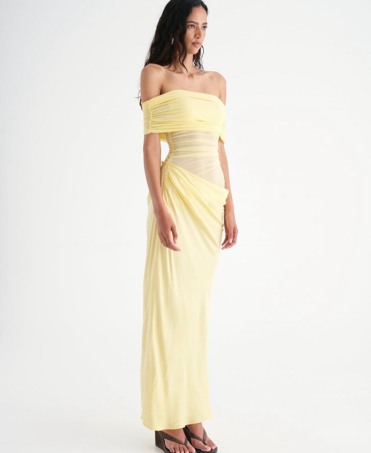 Benni Nico Off Shoulder Maxi Dress