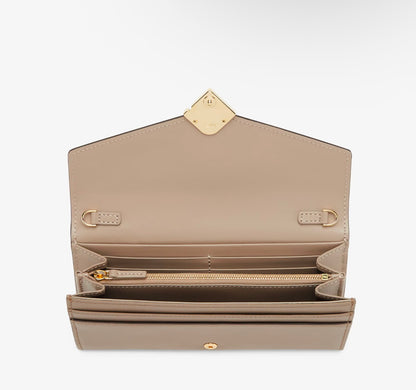 Fendi FF Diamonds Continental Chain Wallet
